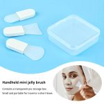Face Mask Applicator Brushes Silicone Face Mask Brush Mini Makeup Spatula Portable Face Beauty Tools Set of 3 - Image 3